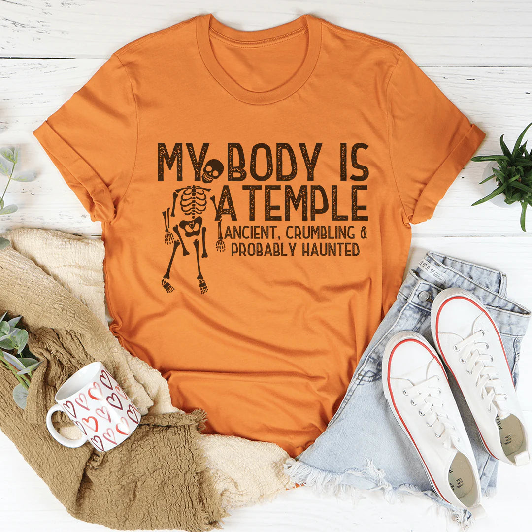 My Body Is a Temple Halloween T-Shirt
