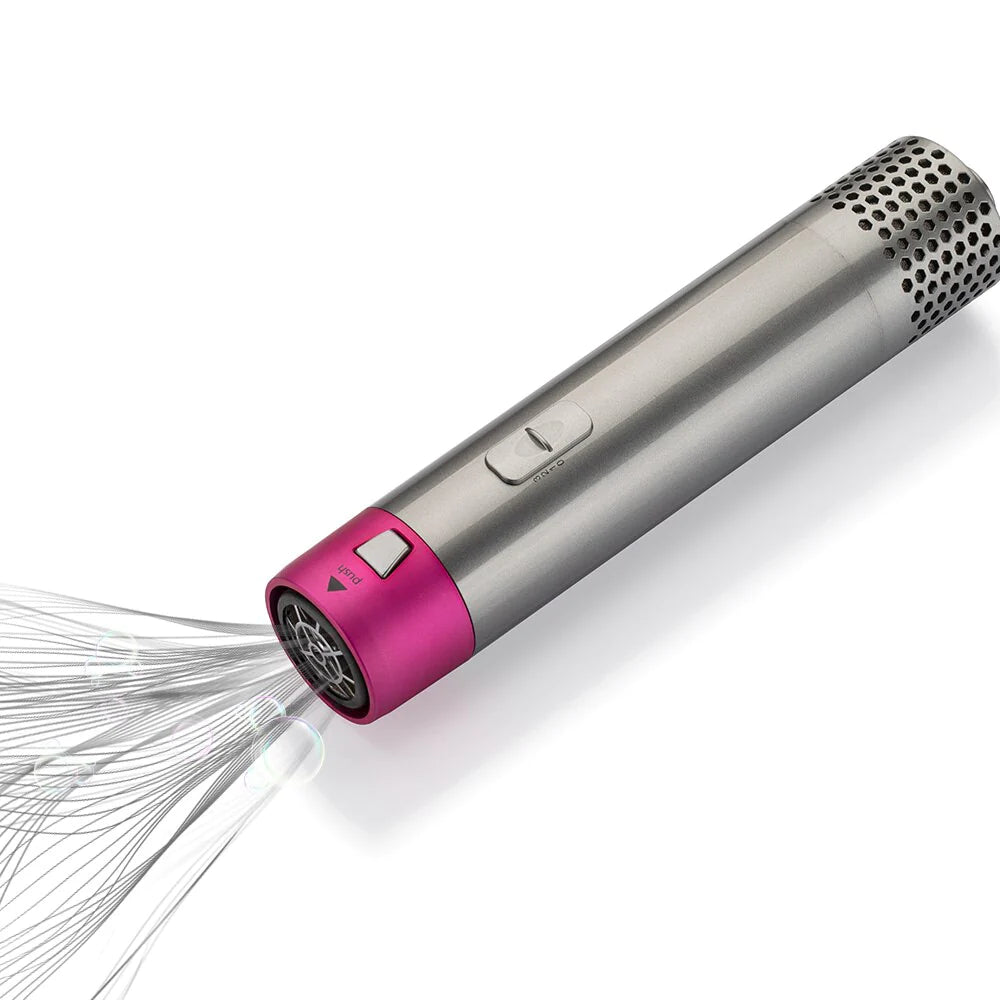 7 in 1 Hair Dryer Hot Air Brush Styler and Volumizer Hair Straightener Curler Comb Negative Ion One Step Hair Dryer Brush